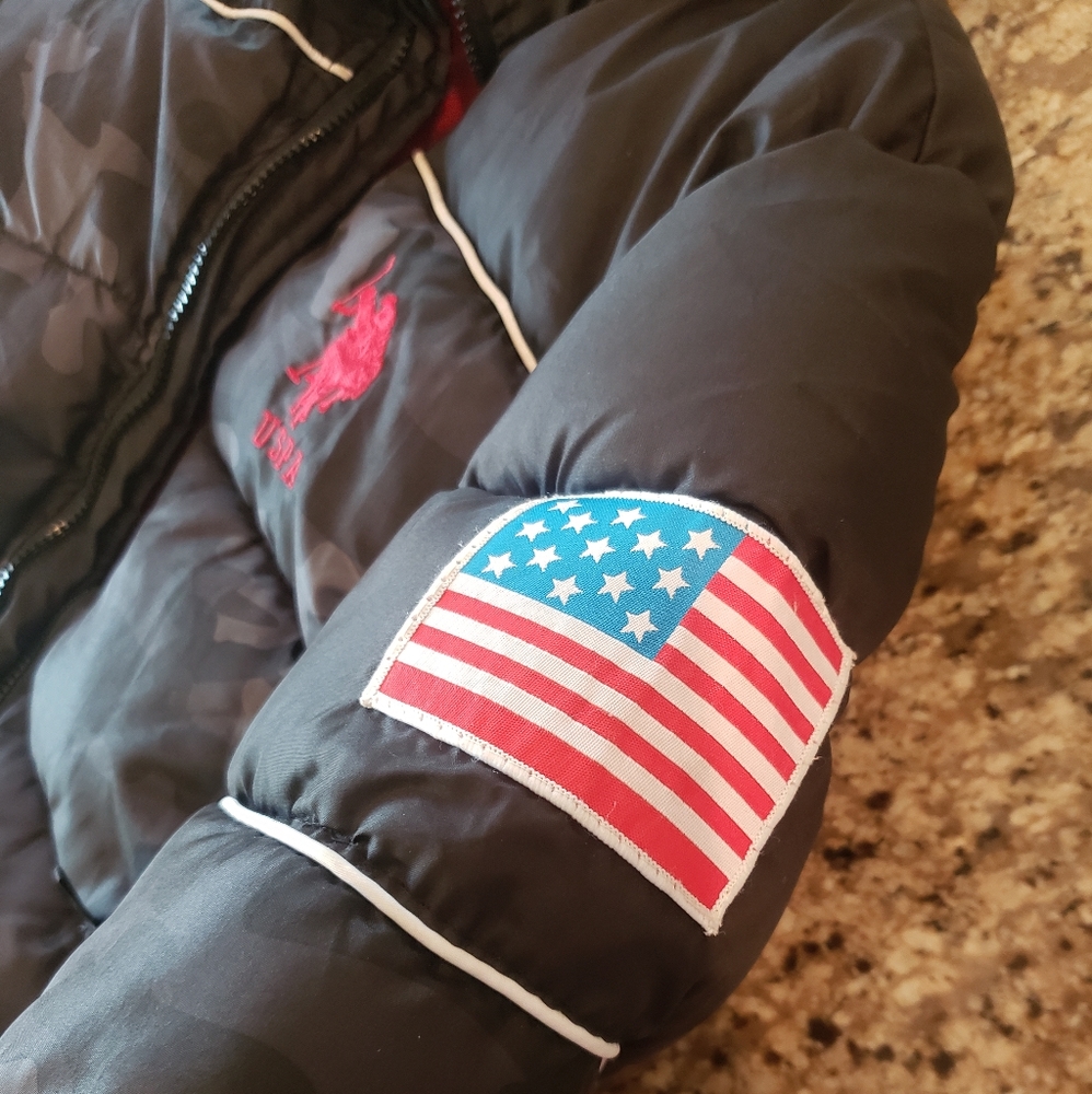 Us Polo puffer youth jacket